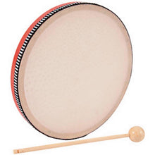 Hand Drum And Beater - Wood - ABC School Supplies