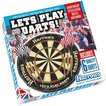 Harrows Lets Play Darts Bristle Board Game - ABC School Supplies