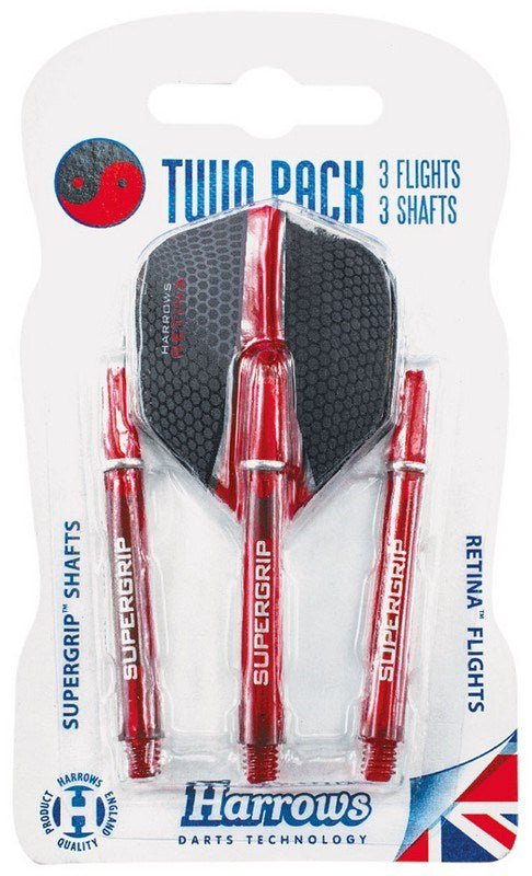 Harrows Twin Pack Dart Flight/Shafts - ABC School Supplies