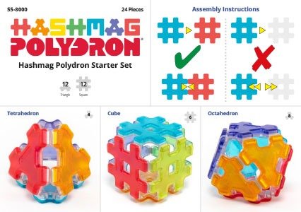 Hashmag Polydron Starter Set - ABC School Supplies