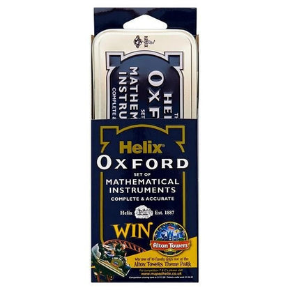 Helix Oxford Maths Set With Storage Tin - ABC School Supplies