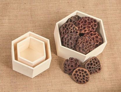 Hexagonal Storage Boxes - Pack of 3 - ABC School Supplies