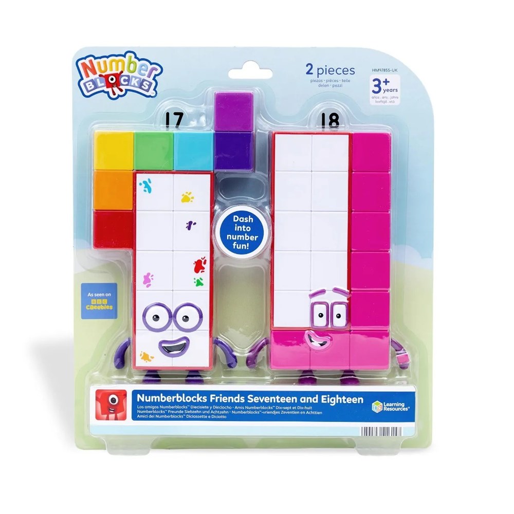 Learning Resources Numberblocks Friends Seventeen and Eighteen
