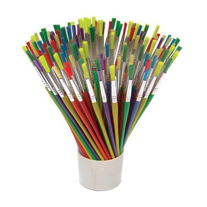 Hog Round Brush Size 14 Short Handle Pack Of 10 - ABC School Supplies