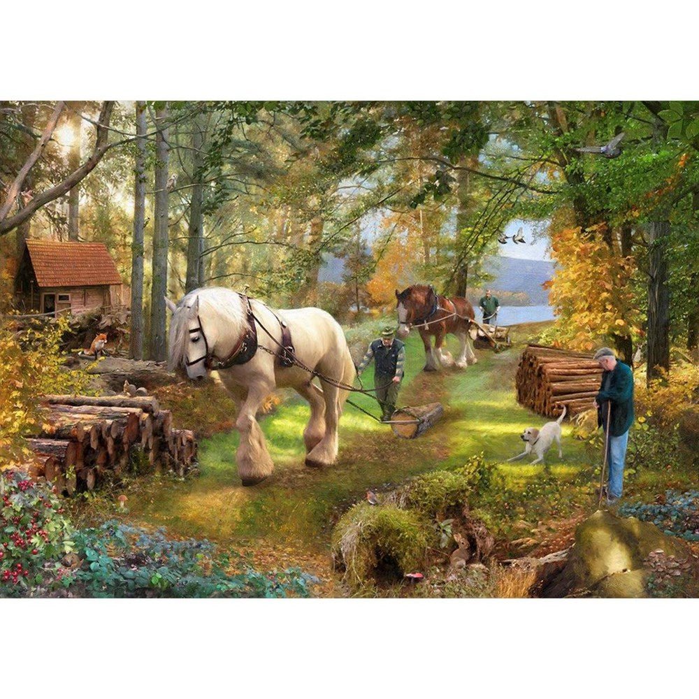 Horse Power - 500 Piece Jigsaw Puzzle - ABC School Supplies