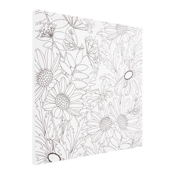 Icon 300X300mm Colour My Canvas - Daisy Flower - ABC School Supplies