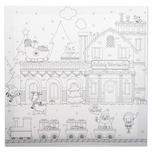 Icon 300X300mm Colour My Canvas Festive Edition - Santa's Workshop - ABC School Supplies
