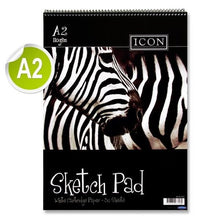 **Icon A2 110Gsm Spiral Sketch Pad 30 Sheets - ABC School Supplies