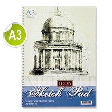 Icon A3 90Gsm Spiral Sketch Pad 30 Sheets - ABC School Supplies