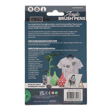 Icon Acrylic Brush Pens Pack of 10 - ABC School Supplies