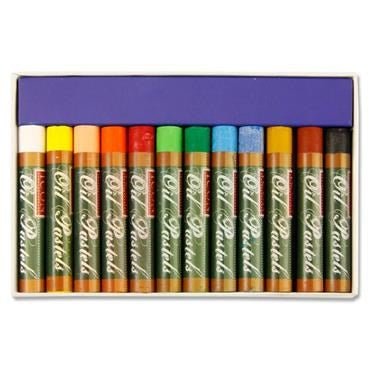Icon Box 12 Professional Oil Pastels - ABC School Supplies