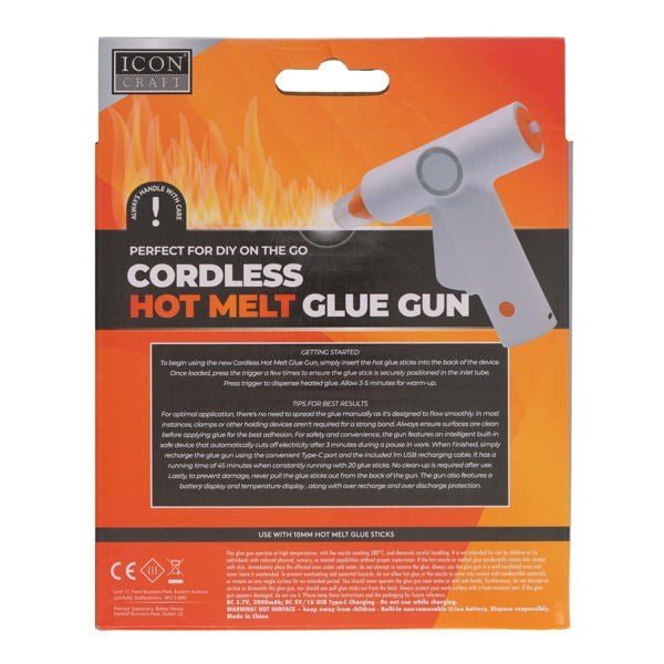 Icon Craft Cordless Hot Melt Glue Gun - ABC School Supplies