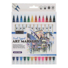 Icon Dual Tipped Art Markers - Pack of 12 - ABC School Supplies