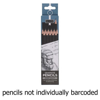 Icon Graphite Pencils B Box Of 12 - ABC School Supplies