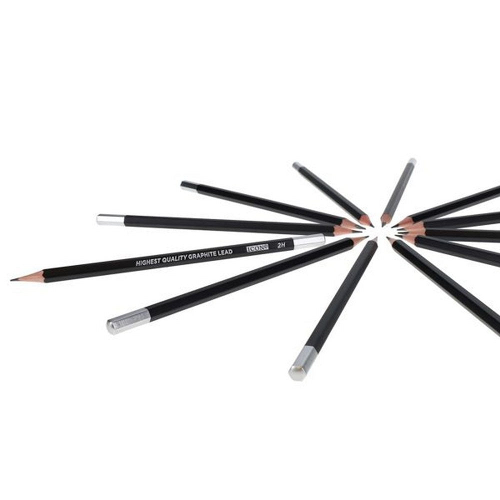 Icon Graphite Pencils F Box Of 12 - ABC School Supplies