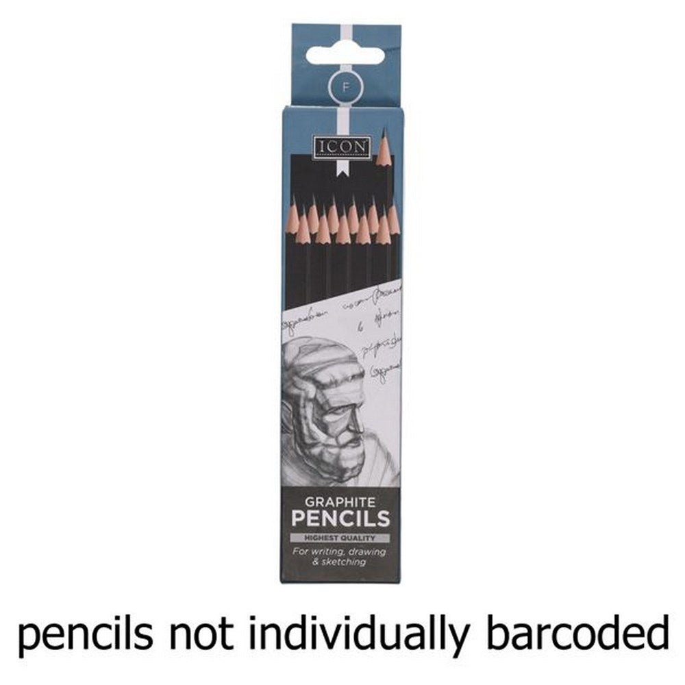 Icon Graphite Pencils F Box Of 12 - ABC School Supplies