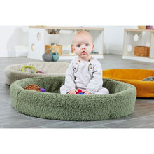 Cosy Deep Tuff Tray Mat - Cocoon Cover  In Earthy Green
