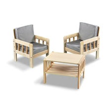 Cosy Home Grey Coffee And Table Set 3 Piece Set Grey