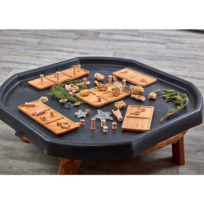 Cosy Tuff Tray Wooden Sorting Trays Set Of 5