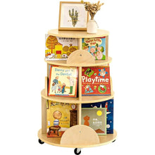 Cosy Revolving Bookshelf 3 Shelves