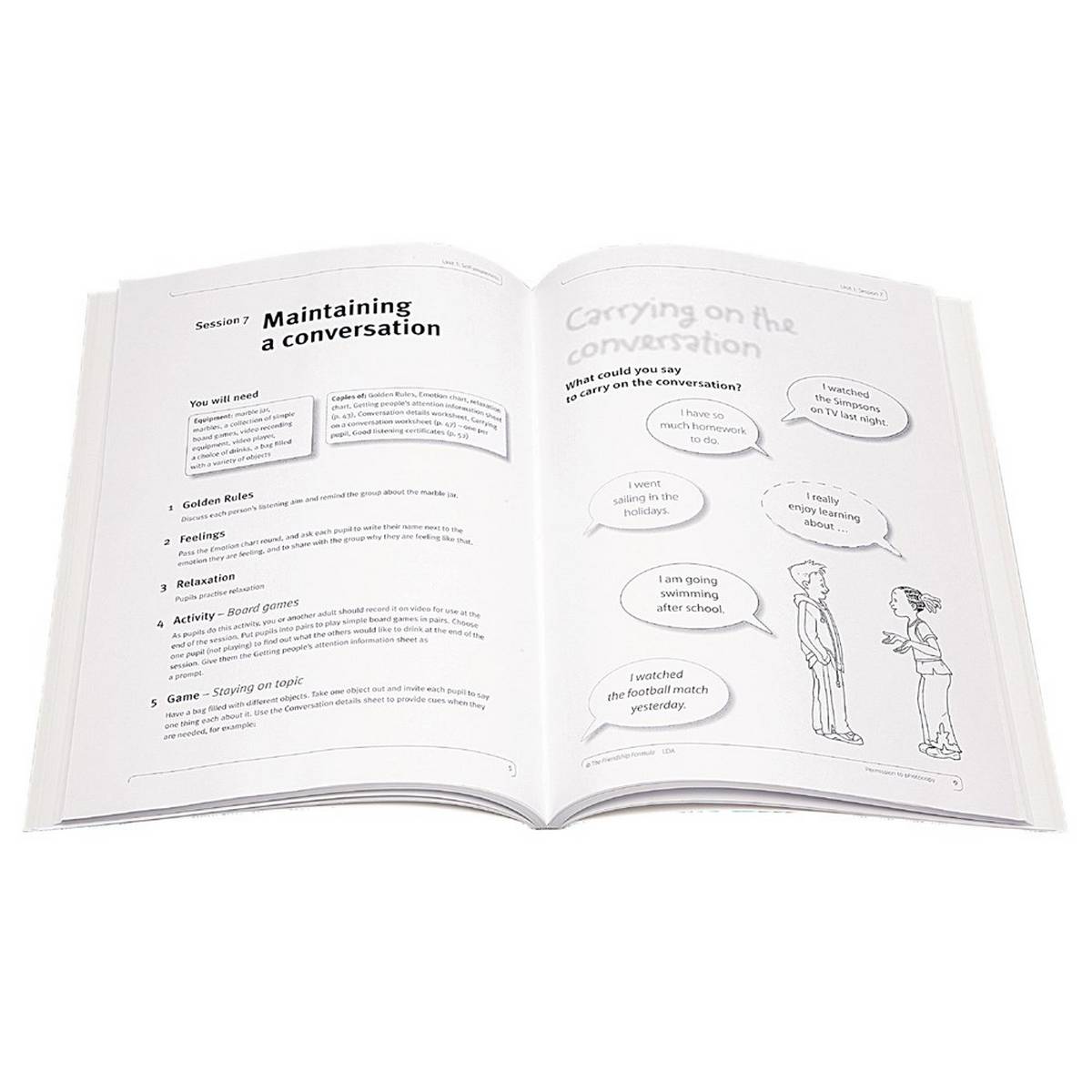 LDA Friendship Formula Book