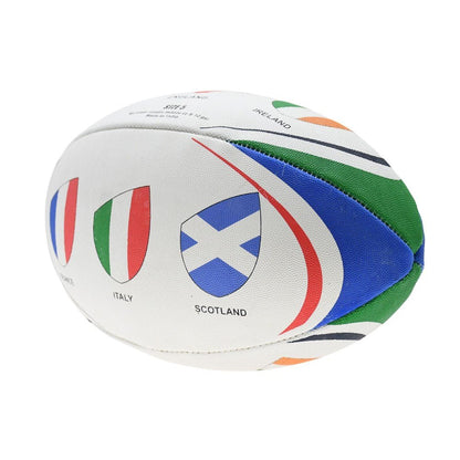 International Tournament Themed Rugby Ball - ABC School Supplies