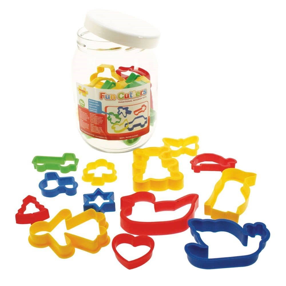 Jar Of 24 Clay Cutters - ABC School Supplies