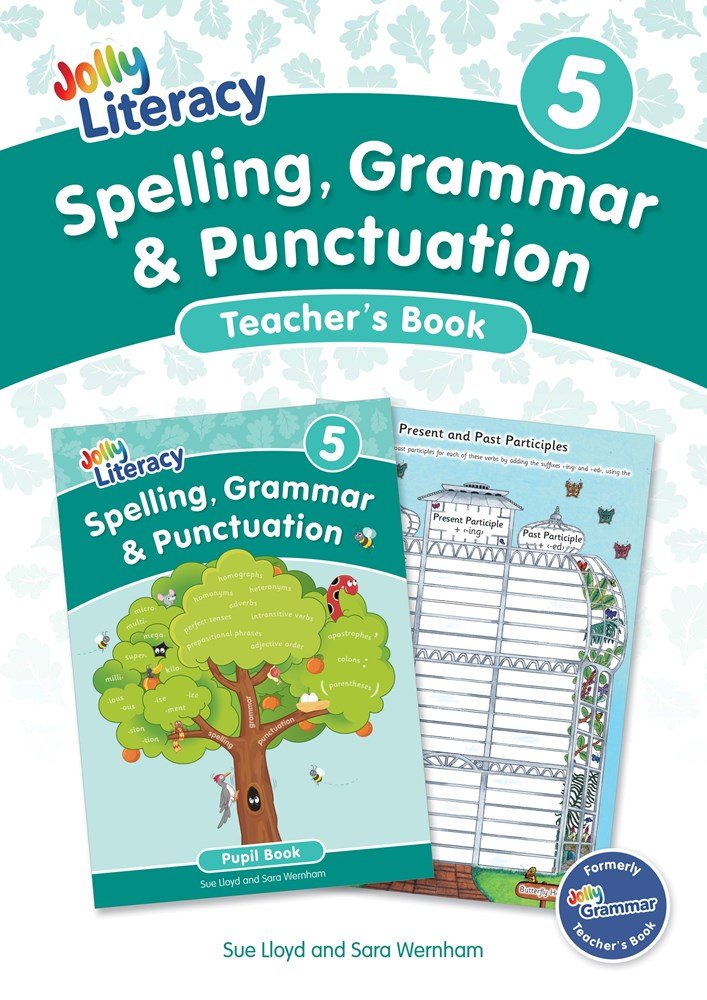 Jolly Literacy: Spelling, Grammar and Punctuation, Teacher's Book 5 (Precursive letters) - ABC School Supplies