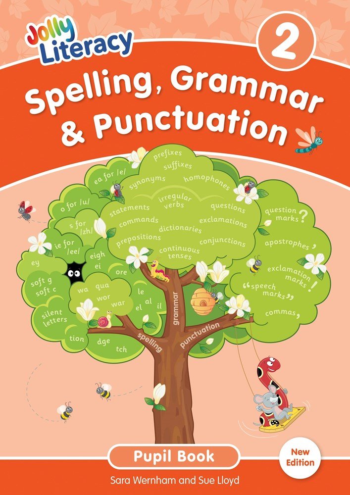 Jolly Literacy - Spelling, Grammar & Punctuation Pupil Book 2 - In Precursive Letters - New Edition - ABC School Supplies