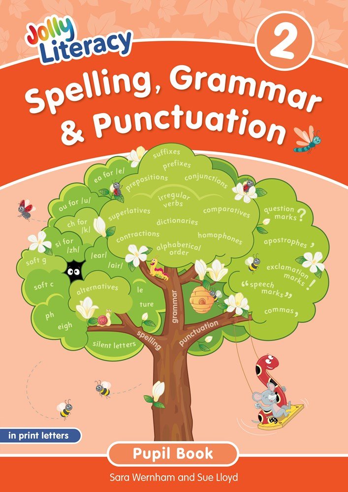 Jolly Literacy: Spelling, Grammar & Punctuation Pupil Book 2 in Print Letters - ABC School Supplies