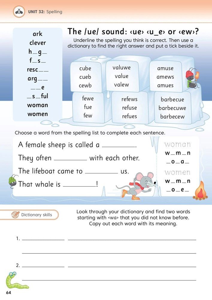 Jolly Literacy - Spelling, Grammar & Punctuation Pupil Book 2 - In Print Letters- New Edition - ABC School Supplies