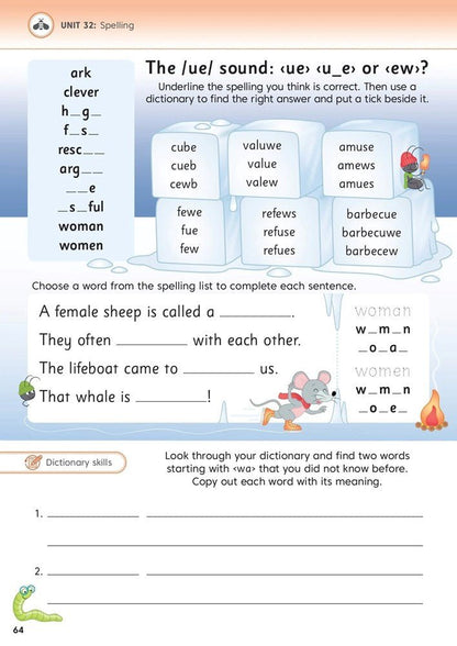 Jolly Literacy - Spelling, Grammar & Punctuation Pupil Book 2 - In Print Letters- New Edition - ABC School Supplies