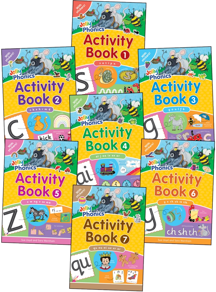 Jolly Phonics Activity Books 1-7 - ABC School Supplies