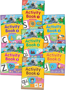 Jolly Phonics Activity Books 1-7 - ABC School Supplies