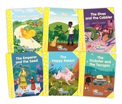 Jolly Phonics Decodable Folktales Readers Level 2 (Yellow Level) - ABC School Supplies