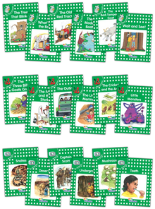 Jolly Phonics Decodable Readers Complete Set Level 3 (Green Level) (18 Titles) - ABC School Supplies