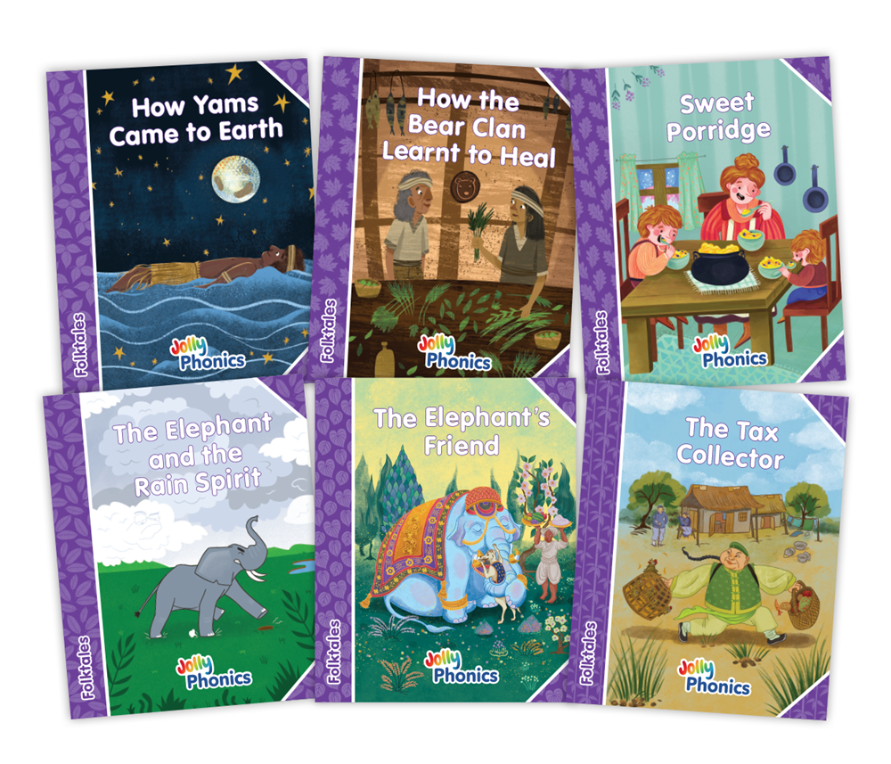 Jolly Phonics Decodable Readers Folktales Readers - Level 5 (Purple Level) - ABC School Supplies