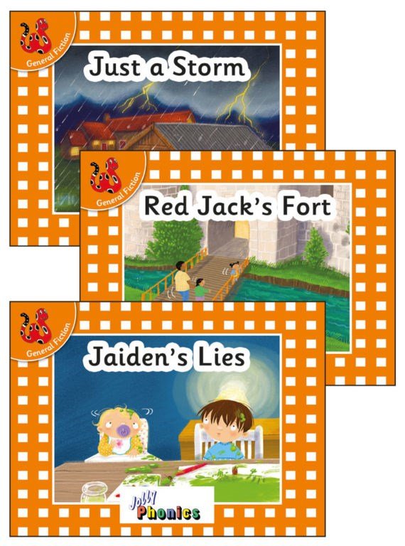Jolly Phonics Decodable Readers Level 0 (Orange Level) Set 4 (Pack Of 3) - ABC School Supplies
