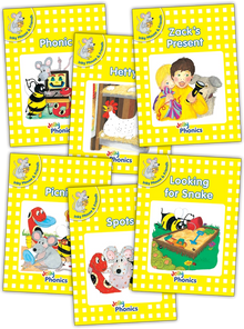 Jolly Phonics Decodable Readers Level 2 (Yellow Level) Inky & Friends - ABC School Supplies
