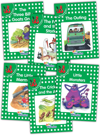 Jolly Phonics Decodable Readers Level 3 (Green Level) General Fiction - ABC School Supplies