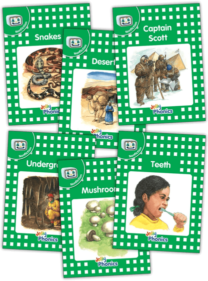 Jolly Phonics Decodable Readers Level 3 (Green Level) Nonfiction - ABC School Supplies