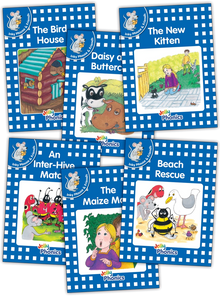 Jolly Phonics Decodable Readers Level 4 (Blue Level) Inky & Friends - ABC School Supplies