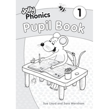Jolly Phonics Pupil Book 1 (Black & White) New Ed - ABC School Supplies