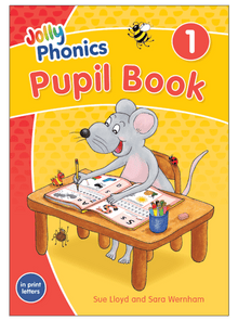 Jolly Phonics Pupil Book 1 (Colour In Print Letters) - ABC School Supplies