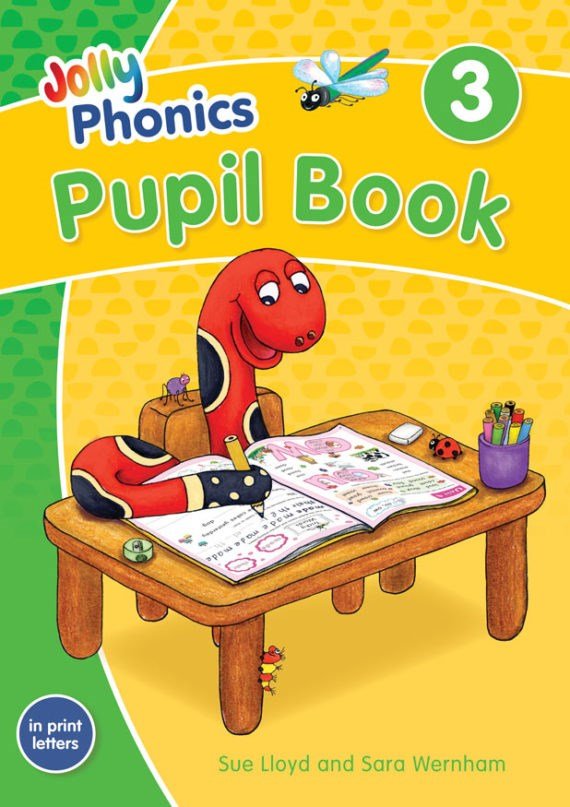 Jolly Phonics Pupil Book 3 (Colour In Print Letters) - ABC School Supplies