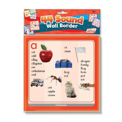 Junior Learning 44 Sound Wall Border - ABC School Supplies