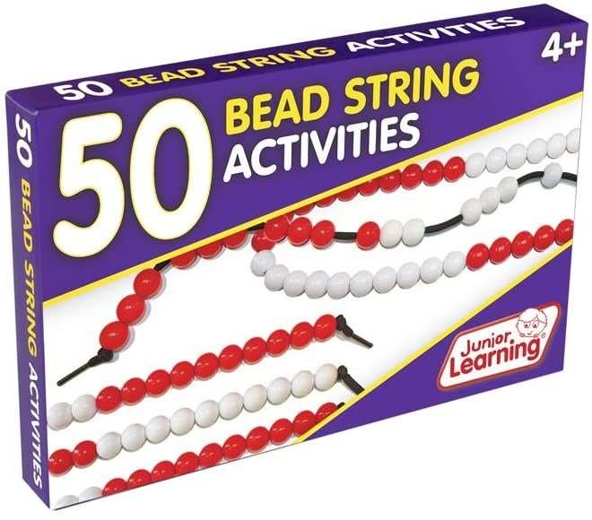 Junior Learning 50 Bead String Activity Cards - ABC School Supplies