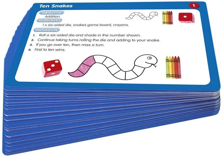 Junior Learning 50 Dice Activity Cards - ABC School Supplies