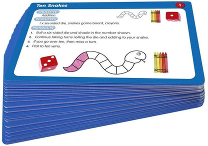 Junior Learning 50 Dice Activity Cards - ABC School Supplies
