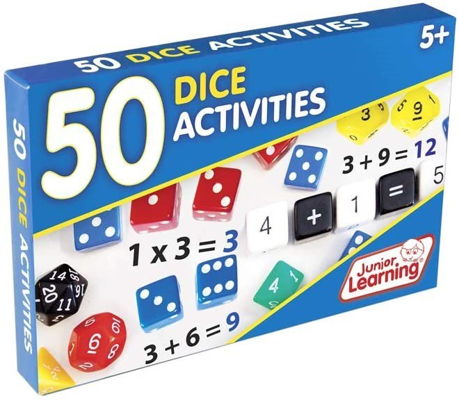 Junior Learning 50 Dice Activity Cards - ABC School Supplies